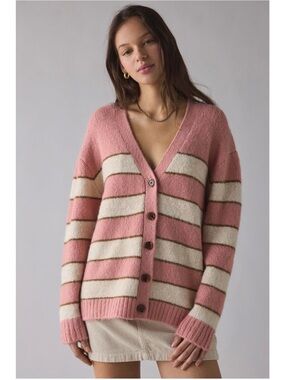 NWT Urban Outfitters BDG Eliot Striped Cardigan